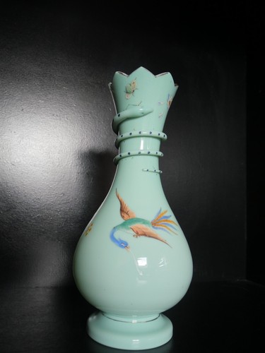Vase opaline charles vert - vase,