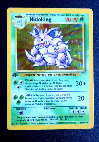 Pokemon carte nidoking holo - pokemon,