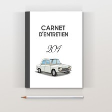 Carnet d'entretien Peugeot 204