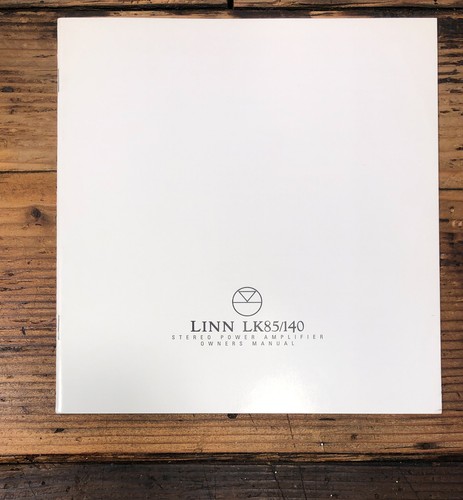 Linn lk85 lk140 amplifier - linn,
