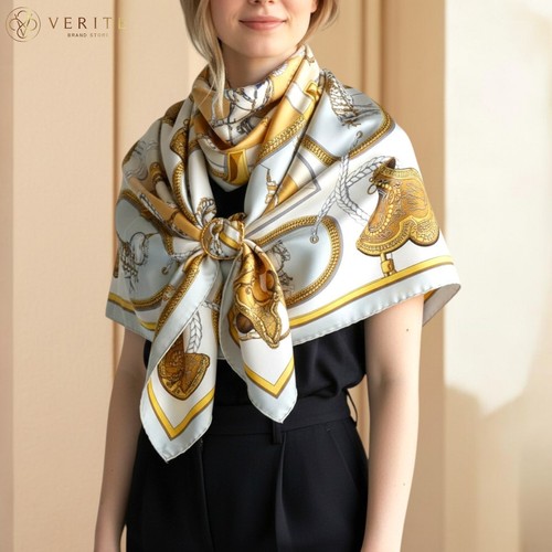 Rare vintage foulard soie - vintage,