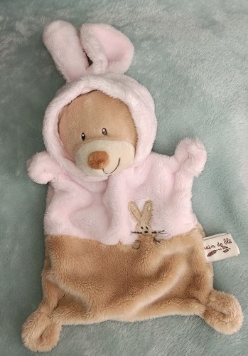 Doudou ours déguisé lapin - doudou,