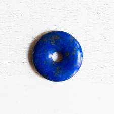 Donut pendentif LAPIS LAZULI 30mm Pierre Naturelle Collier Energie Reiki PI
