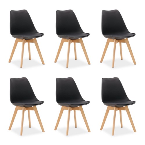 Chaises cuisine noir - cuisine,