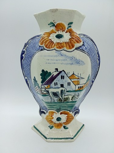 Vase decor ferme vaches - vase, &