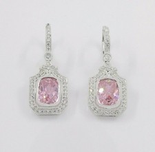 18k Solid White Gold Pave