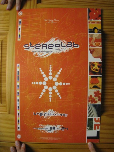 Affiche stereolab fillmore - stereolab,