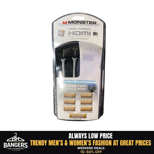 Monster hdmi cable unisex 8ft - hdmi,