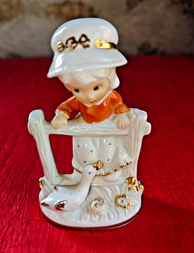 Ancienne figurine faïence - figurine, en