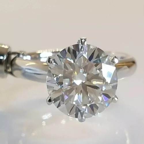 Bague argent 925 - en, solitaire