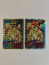 TAÏWAN HK 2 carte prism NON OFF SB 500 CARDDASS Super dragon ball Gold Fan