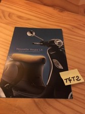 Scooter Vespa Piaggio LX 50 125 prospectus brochure catalogue pub