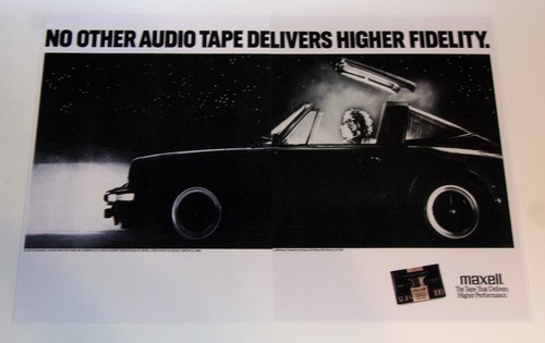 Maxell tape porsche 911 - maxell, "porsche