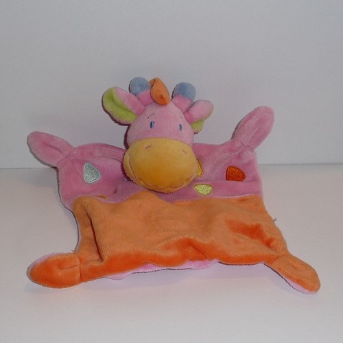 Doudou girafe mots enfants - girafe,