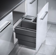 Hailo Bio Frontauszug Armoire 60cm Poubelle Cuisine Mécanisme de Fermeture Auto