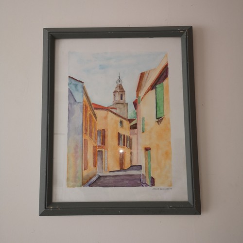 Aquarelle originale roger - aquarelle,