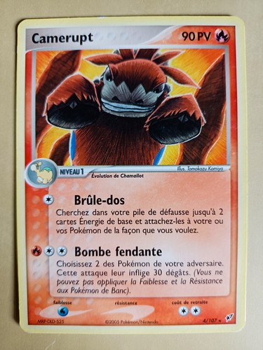 Carte pokémon camerupt - camerupt, 4/107