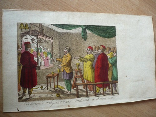 Gravure 1813 ceremonie - gravure,