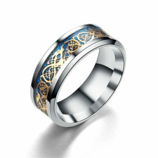 Bague celtique en acier