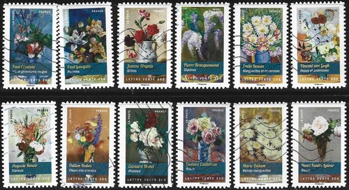France série 12 - 12, timbres