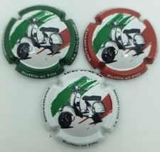 3 Capsules de champagne Ruffin La Sicilienne Noël 2019. TG