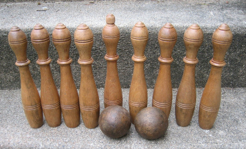 Ancien jeu quilles en - ancien,