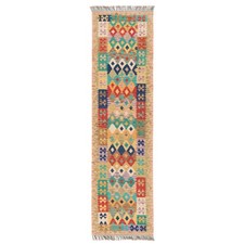 Kilim Afghan 289x80 CM Tissés