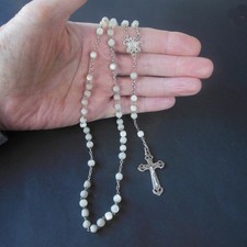 ANCIEN Chapelet ARGENT et