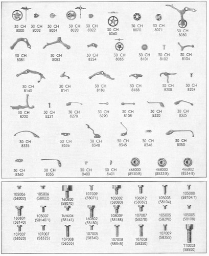 Longines 30ch parts - longines,