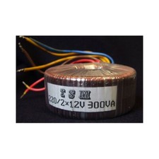 Transformateur Torique  230 volts 2 x 12volts /300vA   DepD5H4  Voir.... 