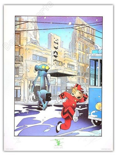Affiche van hoff spirou le - spirou,