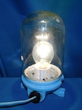 ANCIENNE LAMPE DE COUR DE FERME SIEMENS PORCELAINE CHEVET COURSIVE INDUSTRIEL