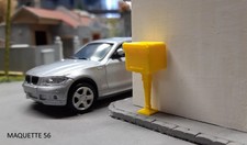 1/43 lot 5 boites à lettres La poste  actuelle  PTT décor rue maquette56 diorama