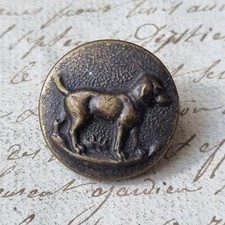 Bouton vénerie ancien - de,