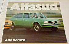 Brochure de Vente  ALFA ROMEO Alfasud - Décembre 1972 - Bel Etat.