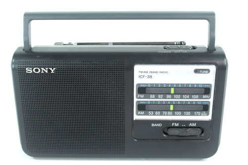 Sony icf radio ac - am/fm, ac/dc