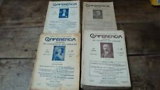 RARE Lot de 37  revues "Conferencia de l’Université des Annales" de 1921 à 1927.