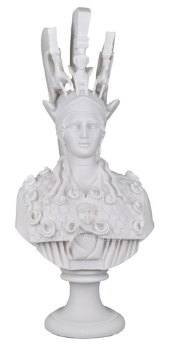 Grande tête buste athéna - grande,