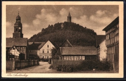 Kahla die leuchtenburg - kahla,, carte