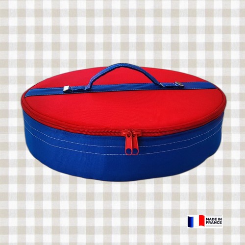 Sac tarte rond bleu - a,