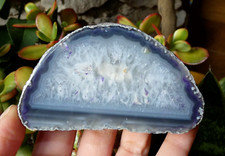 Tranche Agate & Quartz 9x5x2cm collection minéraux pierre lithothérapie soin