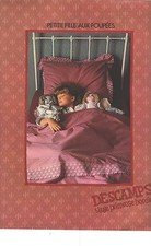 PUBLICITE 1979   DESCAMPS linge de maison draps "petite fille aux poupées"