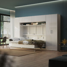 Lit escamotable 140x200cm H,Armoires, Étagère suspendue SMARTBETT PAROIS 