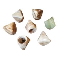 7x Tête Robinet Onyx Robinetterie Vintage Pierre Naturelle