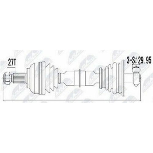 Arbre transmission renault - arbre,