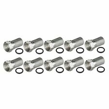 10 Fiche F visser coaxial 7,0mm antenne TV SAT etanche Cuivre Nickel joint