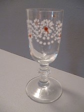  Verre à pied émaillé ancien