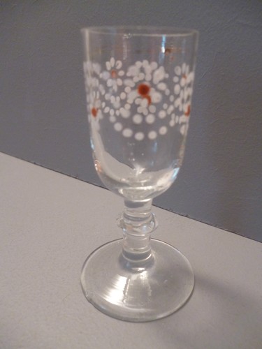 Verre pied émaillé - à,