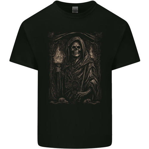 Shirt coton gothique grim - coton,