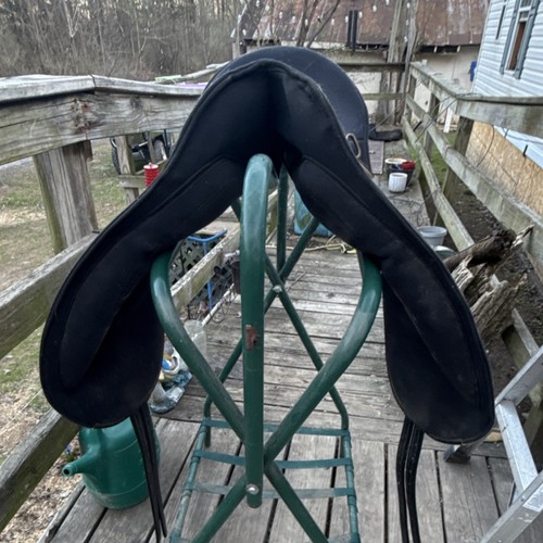 Wintec black dressage saddle - wintec,